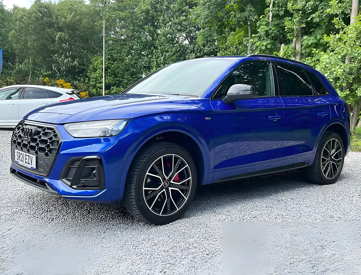 Used 2021 Audi Q5 S Line Edition 1 Navarra Blue - Interior and Exterior details 7