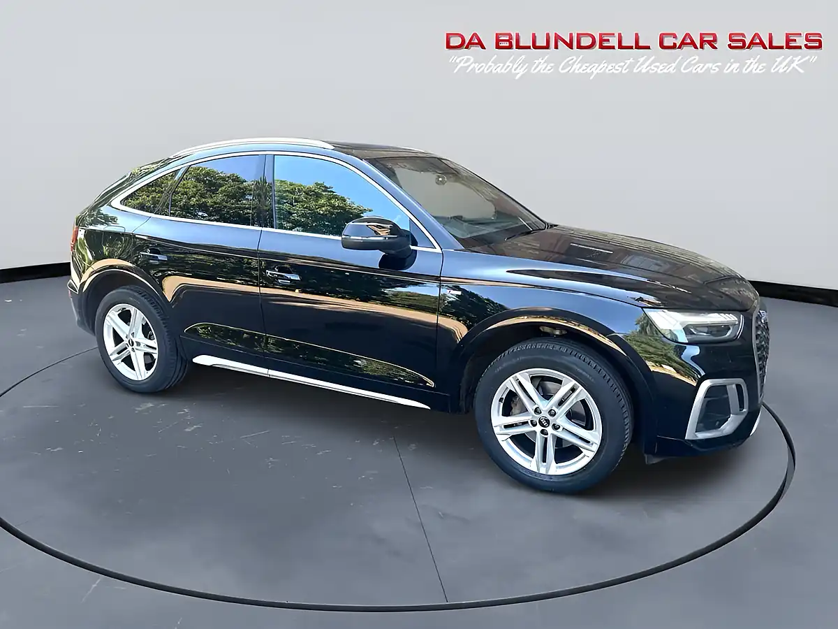 Used 2021 Audi Q5 S Line Sportback Black - Interior and Exterior details 11