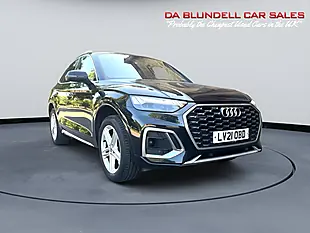 Used 2021 Audi Q5 S Line Sportback Black - Interior and Exterior details 12