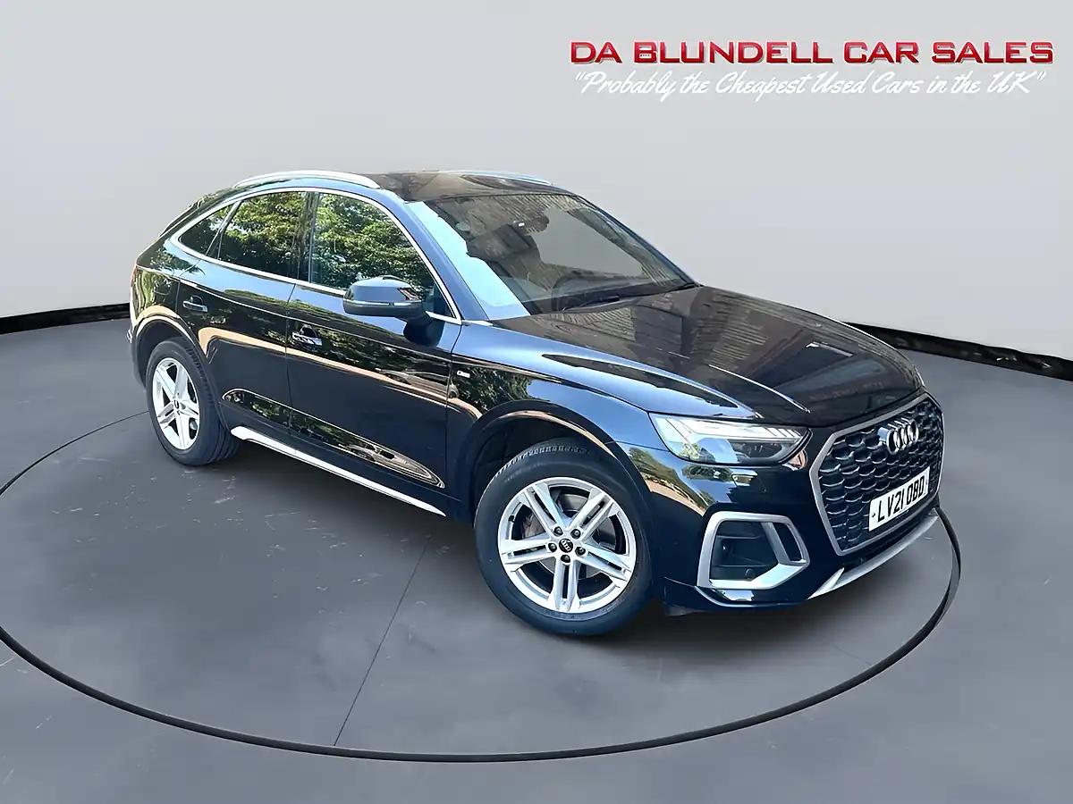 Used 2021 Audi Q5 S Line Sportback Black - Interior and Exterior details 2