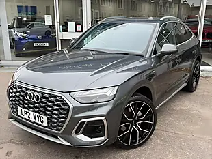 Used 2021 Audi Q5 S Line Sportback Grey - Interior and Exterior details 9