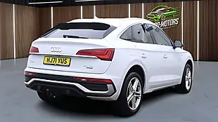 Used 2021 Audi Q5 S Line Sportback White - Interior and Exterior details 7