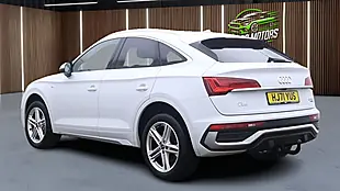 Used 2021 Audi Q5 S Line Sportback White - Interior and Exterior details 9