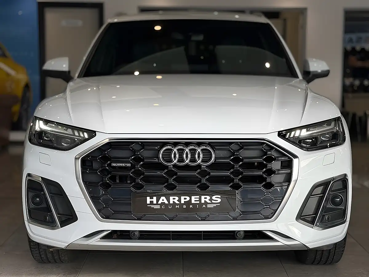 Used 2021 Audi Q5 S Line White - Interior and Exterior details 2
