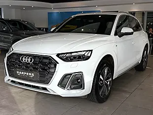 Used 2021 Audi Q5 S Line White - Interior and Exterior details 3