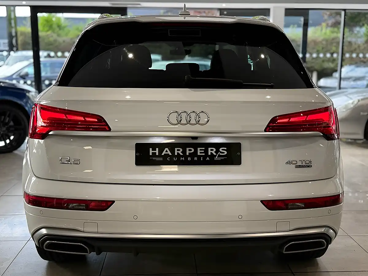 Used 2021 Audi Q5 S Line White - Interior and Exterior details 6