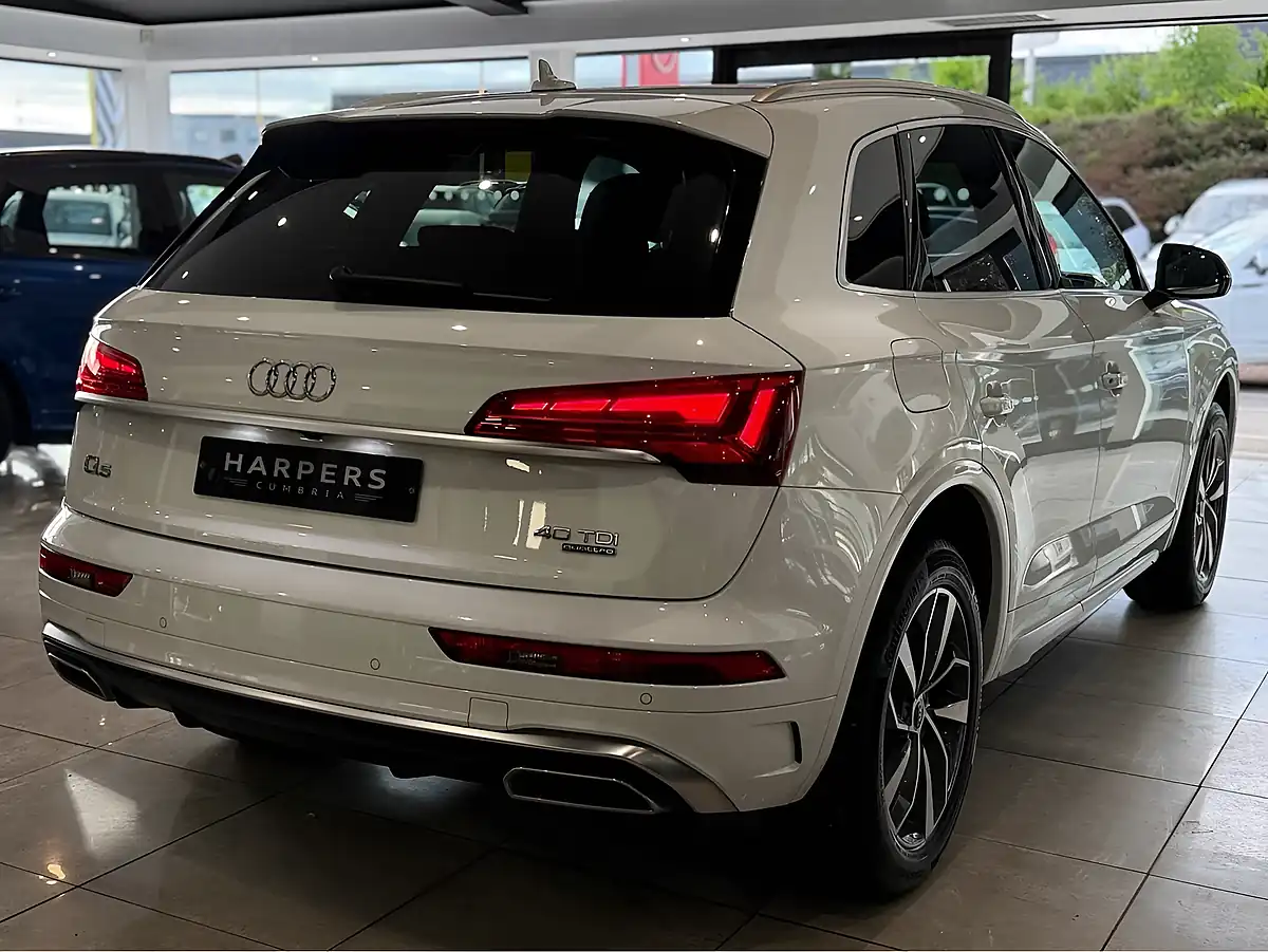 Used 2021 Audi Q5 S Line White - Interior and Exterior details 9