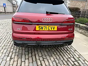 Used 2021 Audi Q7 Black Edition Matador Red - Interior and Exterior details 12