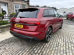 Used 2021 Audi Q7 Black Edition Matador Red - Interior and Exterior details 13