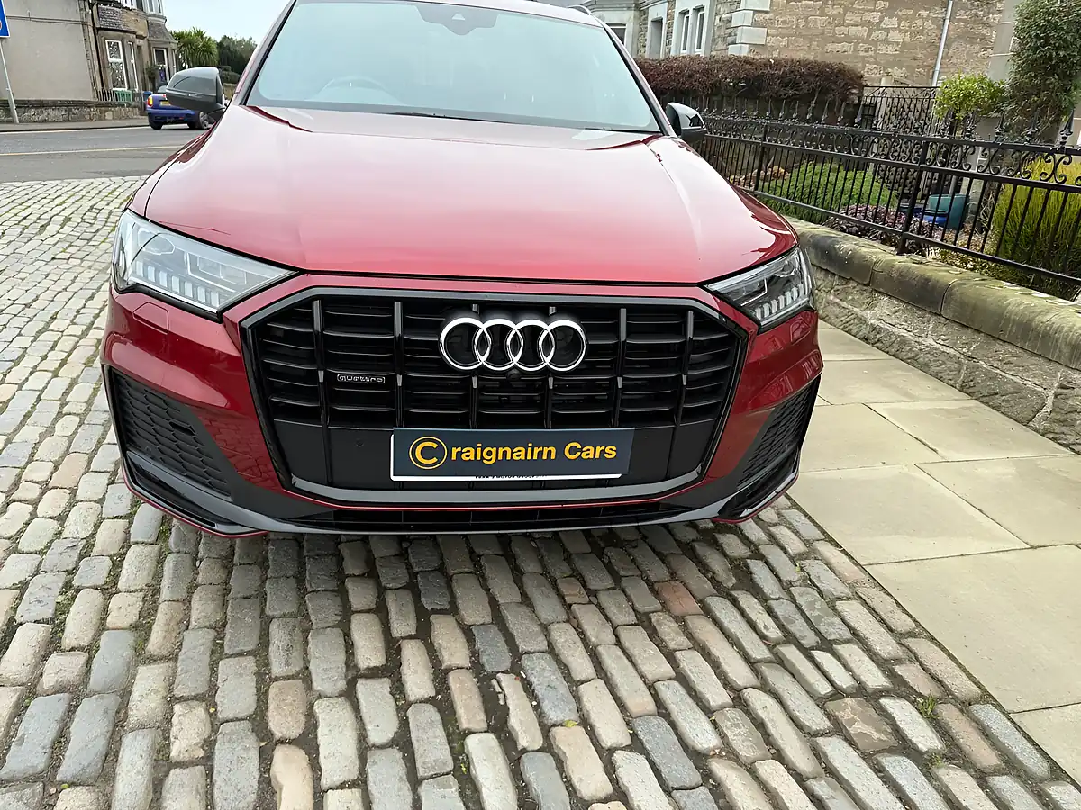 Used 2021 Audi Q7 Black Edition Matador Red - Interior and Exterior details 14