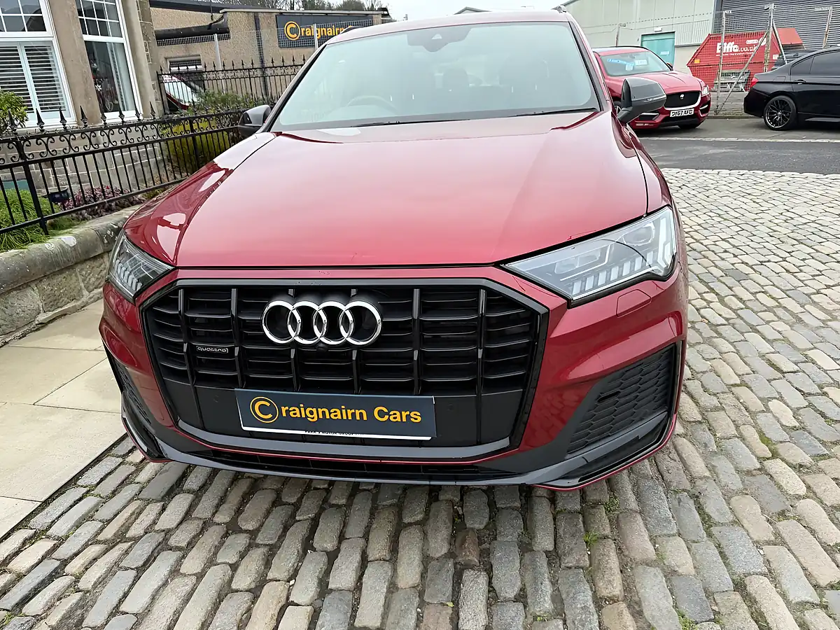 Used 2021 Audi Q7 Black Edition Matador Red - Interior and Exterior details 16