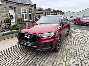 Used 2021 Audi Q7 Black Edition Matador Red - Interior and Exterior details 4