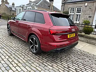 Used 2021 Audi Q7 Black Edition Matador Red - Interior and Exterior details 9