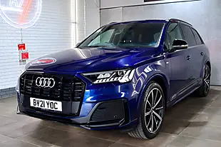 Used 2021 Audi Q7 Black Edition Navarra Blue - Interior and Exterior details 19