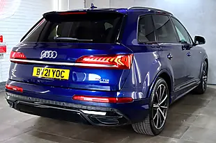 Used 2021 Audi Q7 Black Edition Navarra Blue - Interior and Exterior details 2