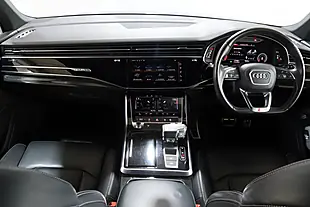 Used 2021 Audi Q7 Black Edition Navarra Blue - Interior and Exterior details 3