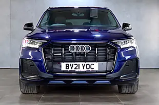 Used 2021 Audi Q7 Black Edition Navarra Blue - Interior and Exterior details 6