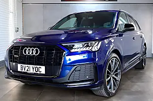 Used 2021 Audi Q7 Black Edition Navarra Blue - Interior and Exterior details 7