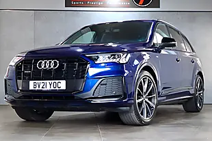 Used 2021 Audi Q7 Black Edition Navarra Blue - Interior and Exterior details 9