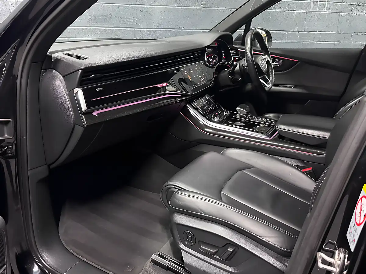 Used 2021 Audi Q7 Black Edition Orca Black Metallic - Interior and Exterior details 15