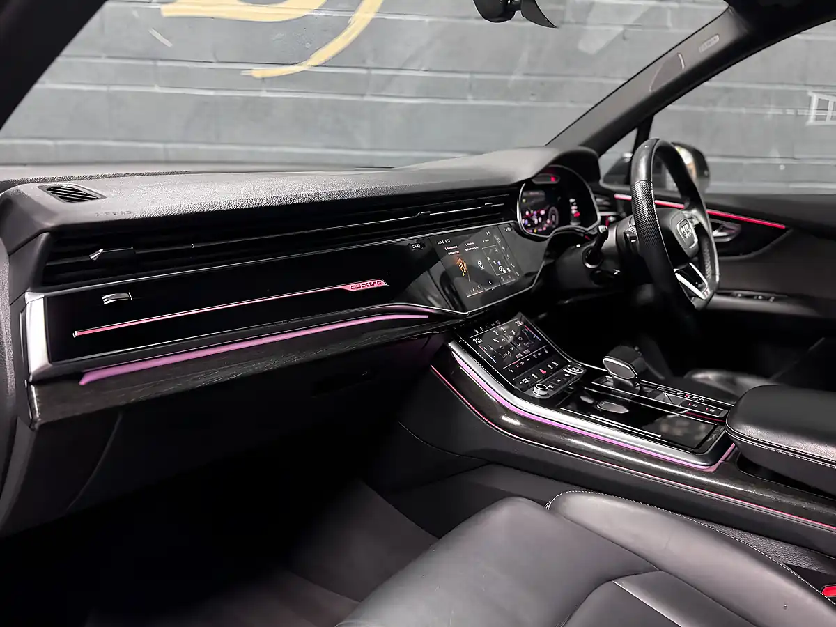 Used 2021 Audi Q7 Black Edition Orca Black Metallic - Interior and Exterior details 17