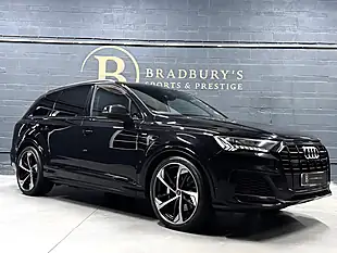 Used 2021 Audi Q7 Black Edition Orca Black Metallic - Interior and Exterior details 2