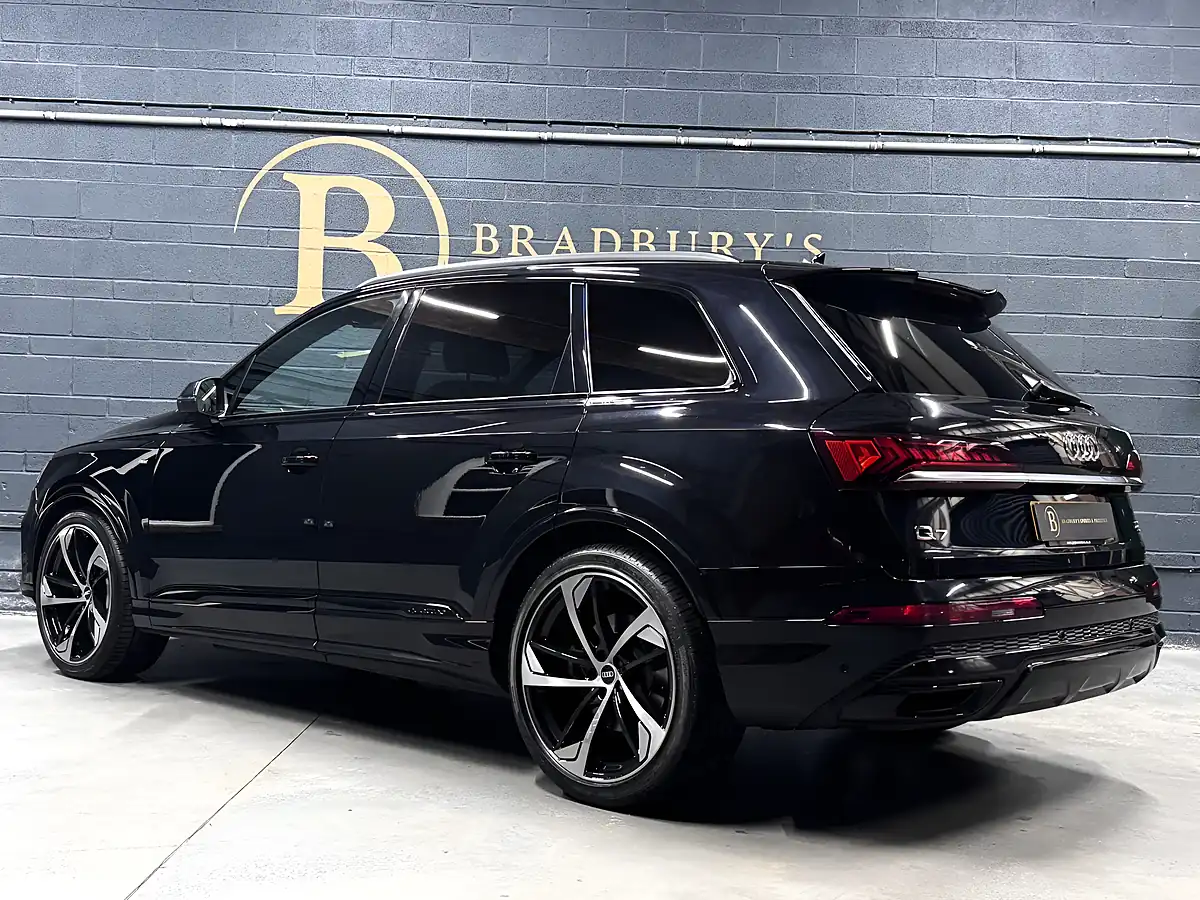 Used 2021 Audi Q7 Black Edition Orca Black Metallic - Interior and Exterior details 4