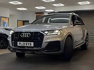 Used 2021 Audi Q7 Quattro S Line Silver - Interior and Exterior details 5