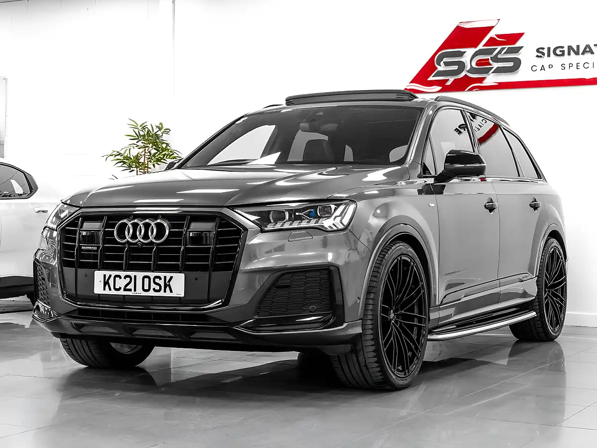 Used 2021 Audi Q7 Vorsprung Daytona Grey - Front View
