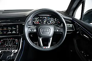 Used 2021 Audi Q7 Vorsprung Navarra Blue - Interior and Exterior details 14