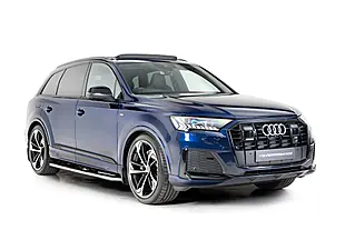 Used 2021 Audi Q7 Vorsprung Navarra Blue - Interior and Exterior details 5