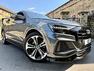 Used 2021 Audi Q8 Black Edition Daytona Grey Pearl Effect - Interior and Exterior details 4