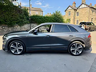 Used 2021 Audi Q8 Black Edition Daytona Grey Pearl Effect - Interior and Exterior details 8