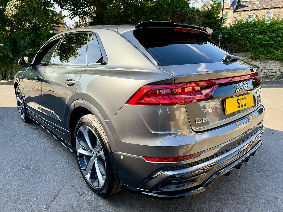 Used 2021 Audi Q8 Black Edition Daytona Grey Pearl Effect - Interior and Exterior details 9