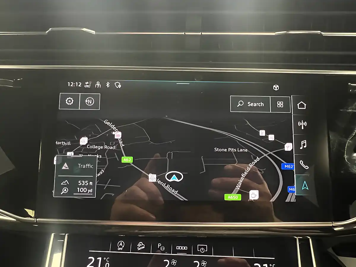 Used 2021 Audi Q8 Black Edition Navarra Blue- Metallic - Interior and Exterior details 12
