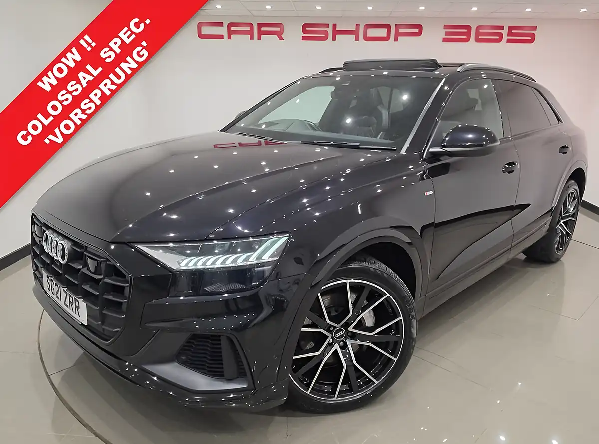 Used 2021 Audi Q8 Vorsprung Black - Front View
