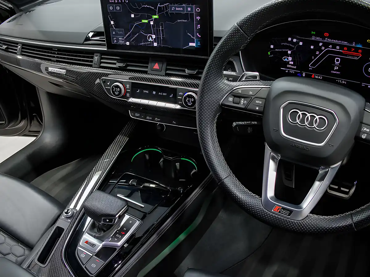 Used 2021 Audi RS 4 Carbon Black Black - Interior and Exterior details 11