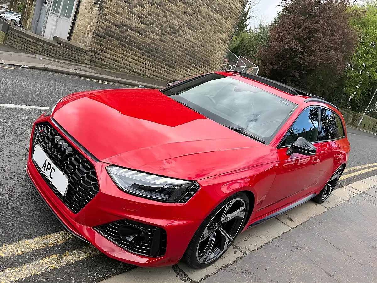 Used 2021 Audi RS4 Avant Red - Interior and Exterior details 3