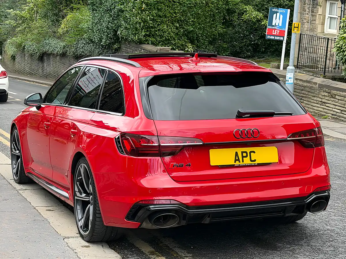 Used 2021 Audi RS4 Avant Red - Interior and Exterior details 4