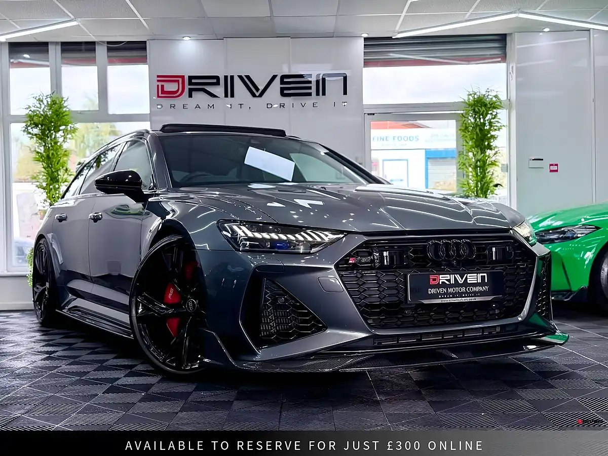Used 2021 Audi RS6 Avant Vorsprung Daytona Grey - Front View