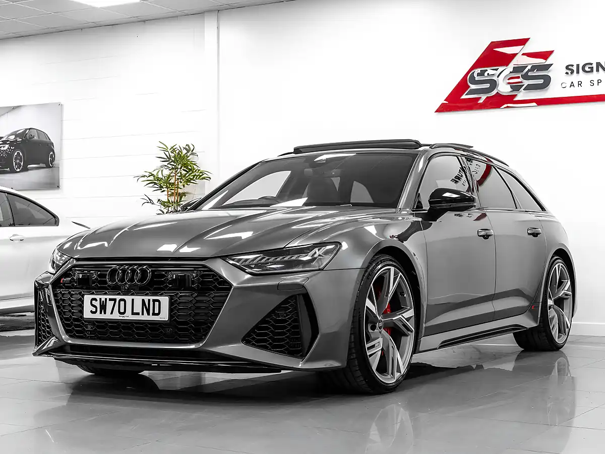 Used 2021 Audi RS6 Vorsprung Daytona Grey - Front View