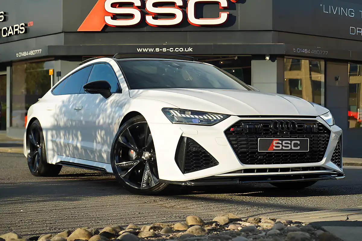 Used 2021 Audi RS7 Vorsprung White - Front View