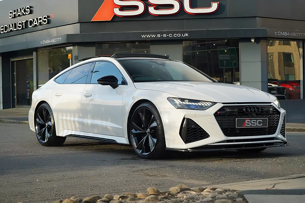 Used 2021 Audi RS7 Vorsprung White - Interior and Exterior details 3