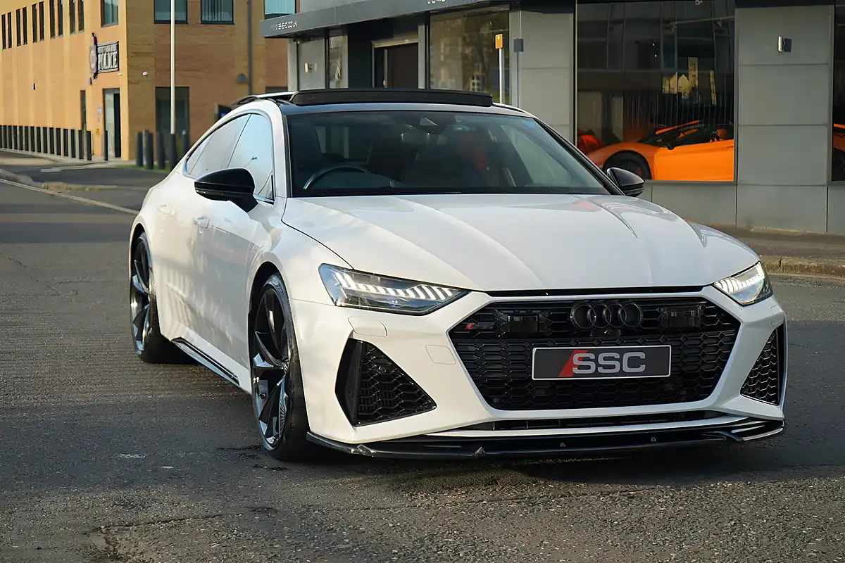 Used 2021 Audi RS7 Vorsprung White - Interior and Exterior details 4