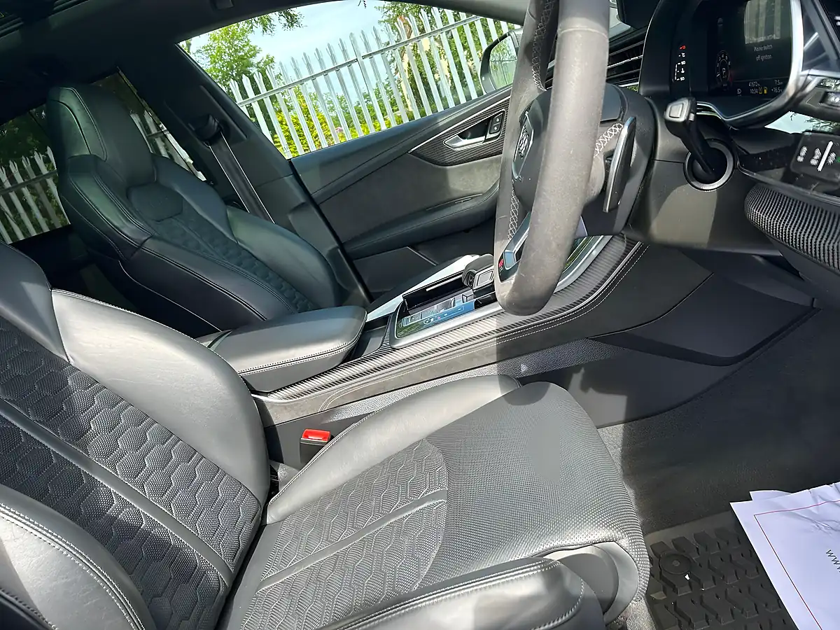 Used 2021 Audi RSQ8 Carbon Black Blue - Interior and Exterior details 13