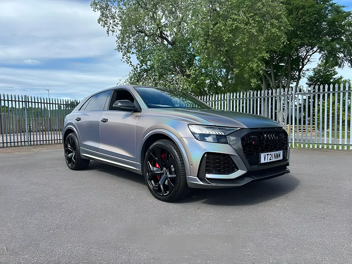 Used 2021 Audi RSQ8 Carbon Black Blue - Interior and Exterior details 2