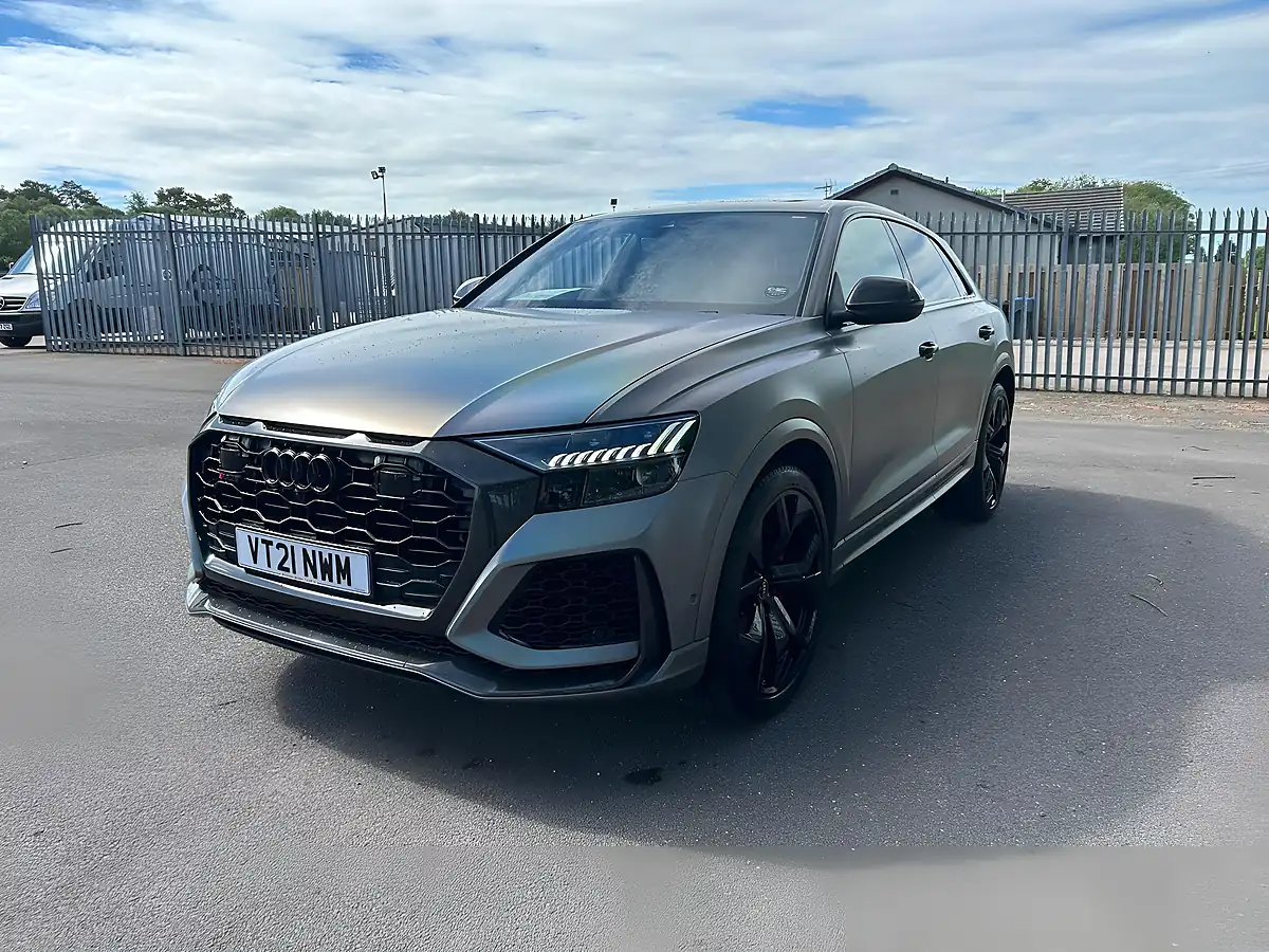 Used 2021 Audi RSQ8 Carbon Black Blue - Interior and Exterior details 3