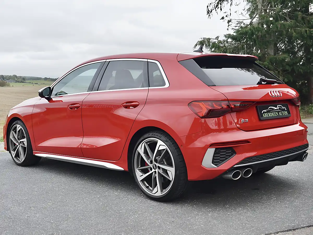 Used 2021 Audi S3 S Tango Red - Interior and Exterior details 9