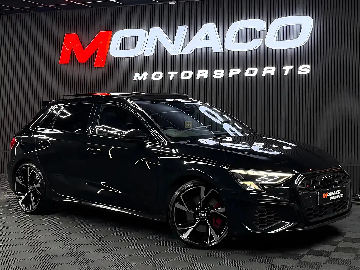 Used 2021 Audi S3 Sportback Black - Front View