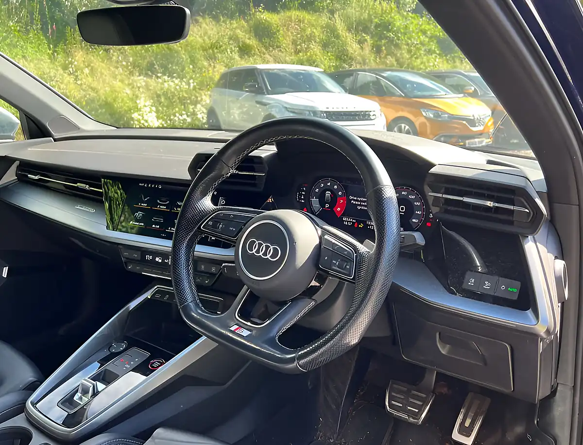 Used 2021 Audi S3 Sportback Blue - Interior and Exterior details 12